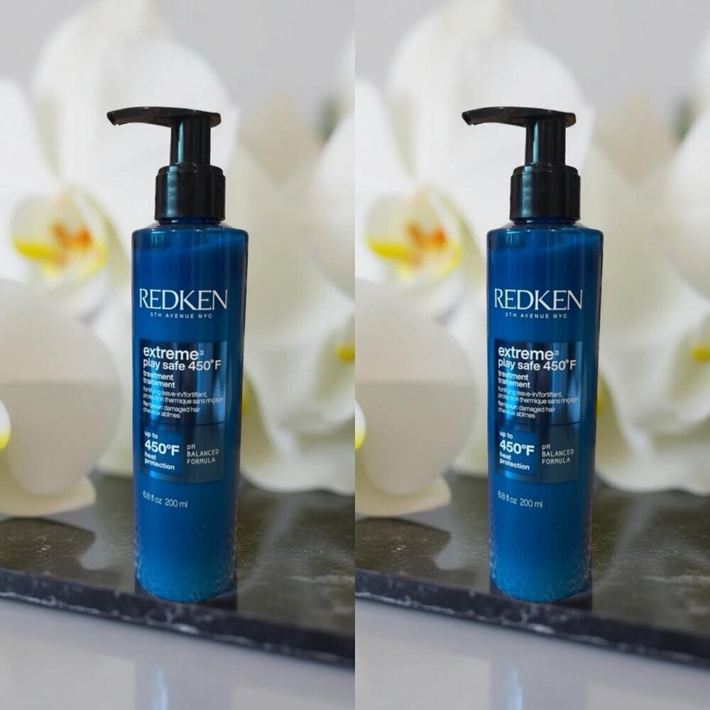 Redken Extreme Play Safe 450 F Heat Protectant Damage Repair Treatment _ 2 units